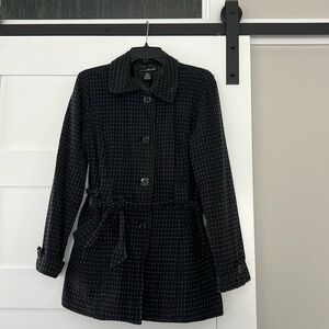 Willi Smith Black Belted Jacket